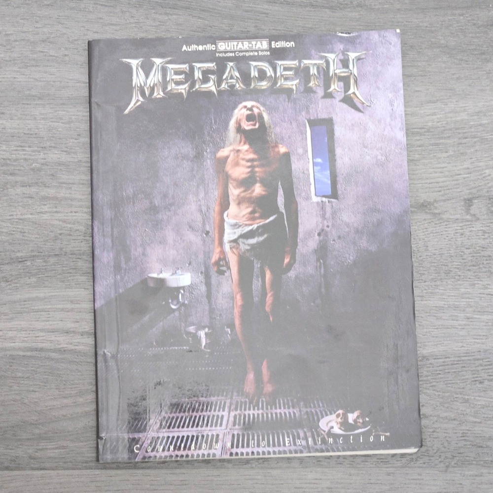 Megadeth Countdown to Extinction Vintage 1992 Authentic Guitar Tab Book